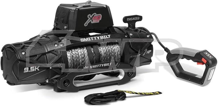 SMITTYBILT XRC Gen 3 9,500lb Comp Winch w/ Synthetic Rope