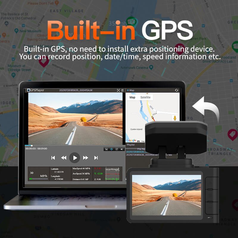 WOLFBOX D07 4k Dash Cam Front And Rear Car Camera camera WOLFBOX