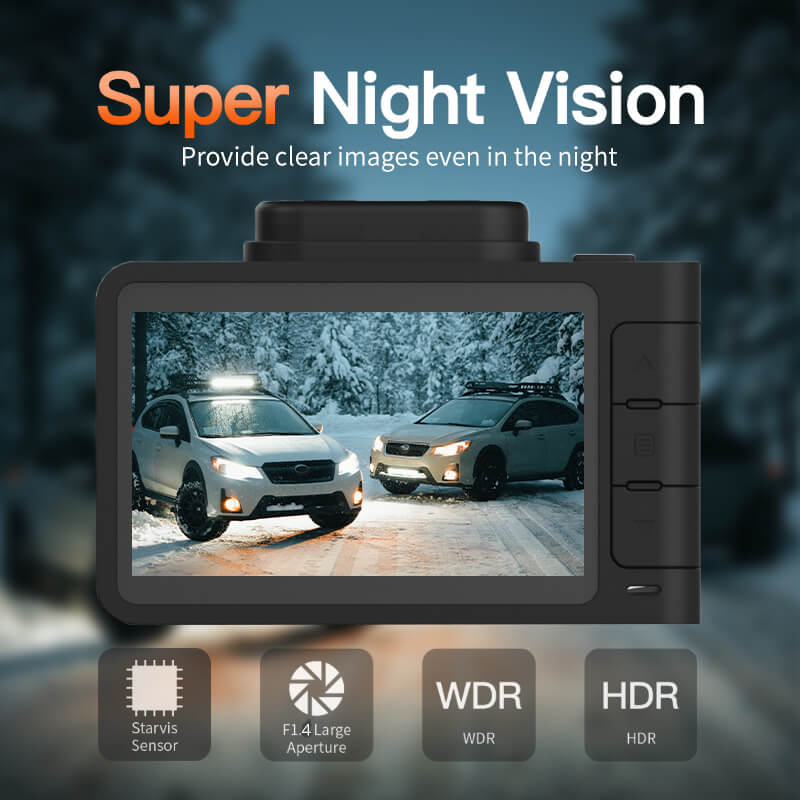 WOLFBOX D07 4k Dash Cam Front And Rear Car Camera camera WOLFBOX