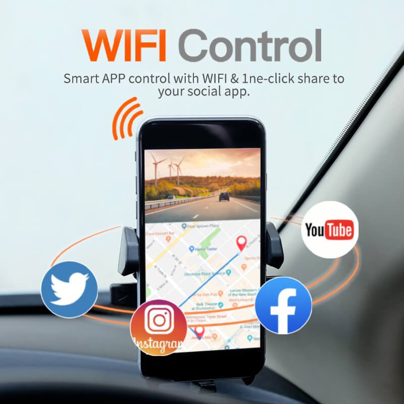 WOLFBOX D07 4k Dash Cam Front And Rear Car Camera camera WOLFBOX