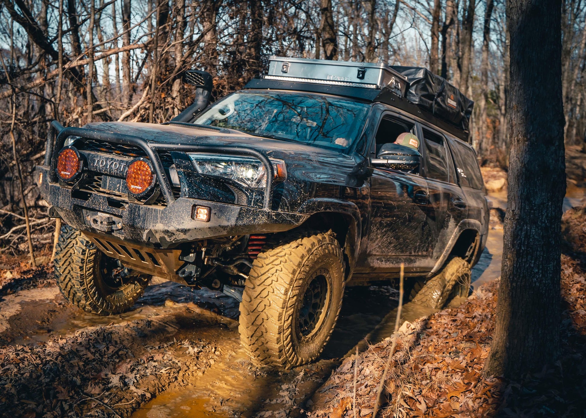 Toyota 4Runner (2014-2022) Hi-Lite Overland Front Bumper [Bull Bar] - Backwoods Adventure Mods