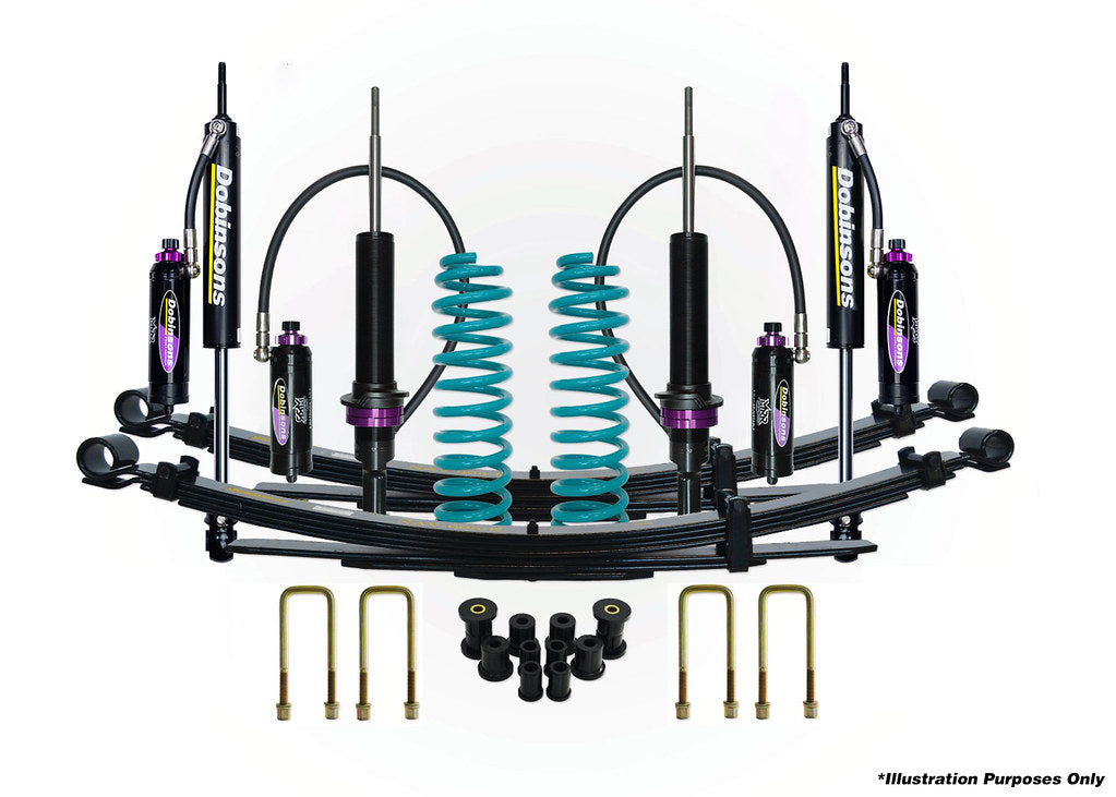 Dobinsons 1.5" to 3.0" MRR 3-way Adjustable Suspension Kit for 2005 to 2023 Tacoma 4x4 Double Cabs