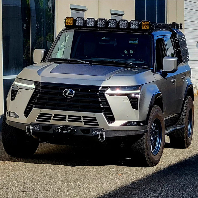 Lexus GX550 J250 Lensun 100W Hood Flexible Solar Panel – Overland Outlet