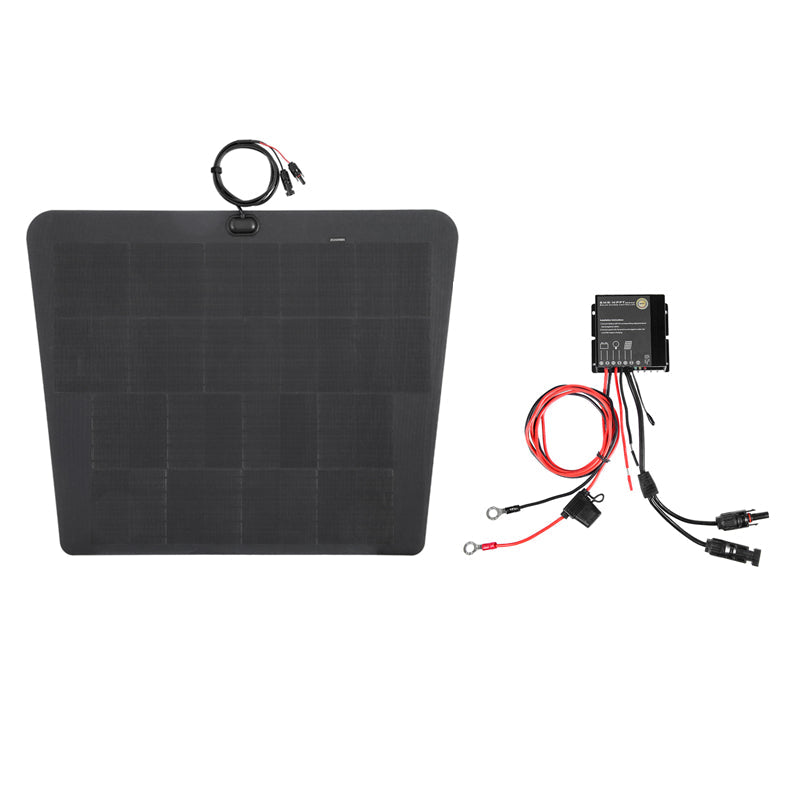 Toyota Tacoma 2nd Gen (2005-2015) Lensun 90W 12V Hood Flexible Solar Panel-5